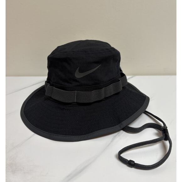 Nike Apex Bucket Hat Small S Black Unisex Dri-FIT Training Outdoor Sports NWT - Picture 1 of 7